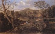 Nicolas Poussin, Landscape with Three Men